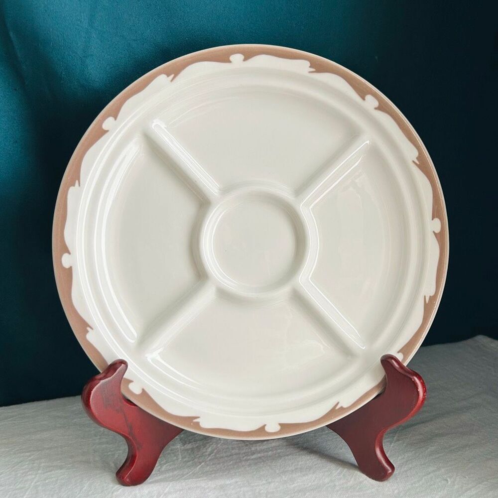 Vintage Buffalo China Restaurant Ware Divided Grill Lunch Counter Cafeteria Plat